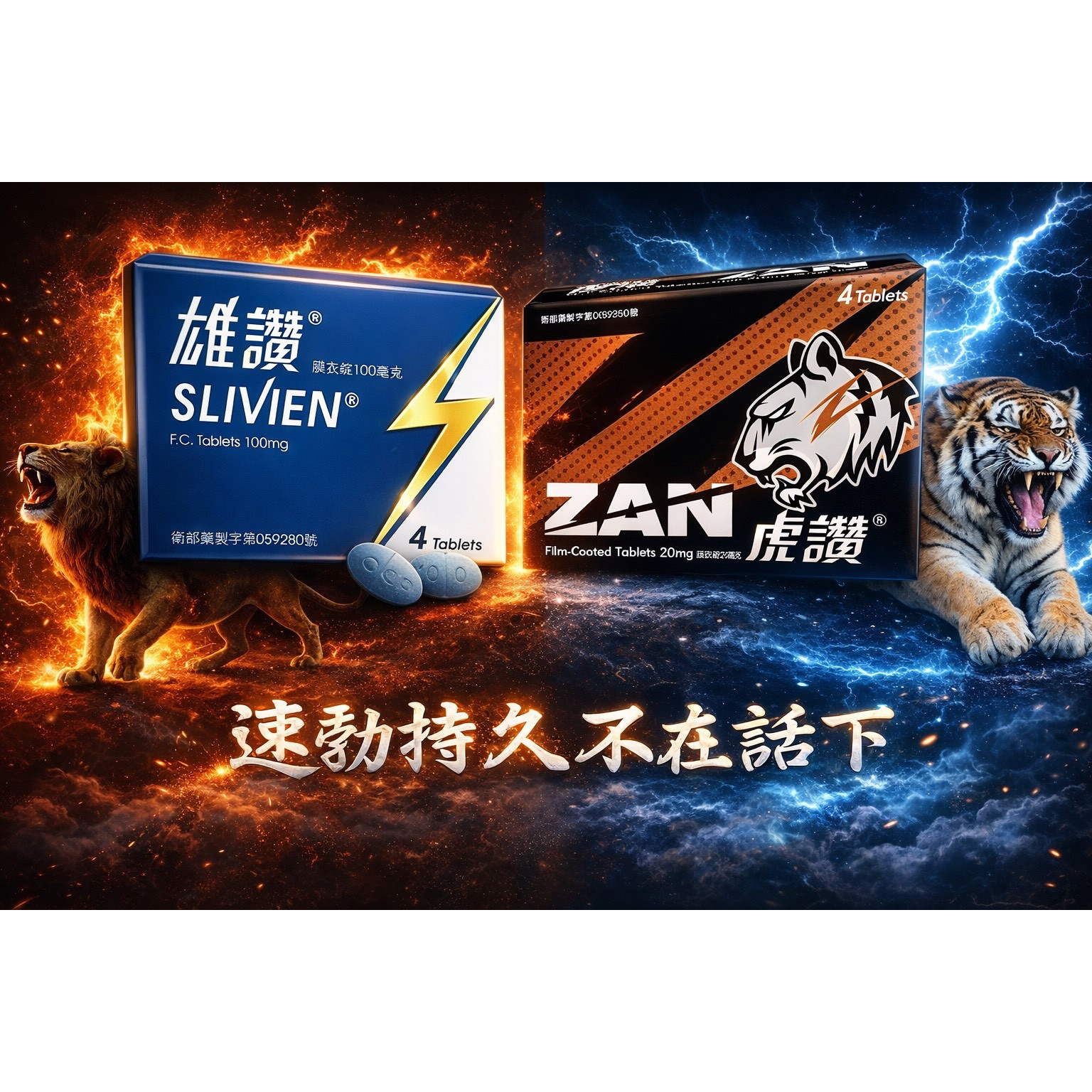 <p>🔥【雙霸登場｜雄讚 SLIVIEN &times; 虎讚 ZAN】🔥</p>