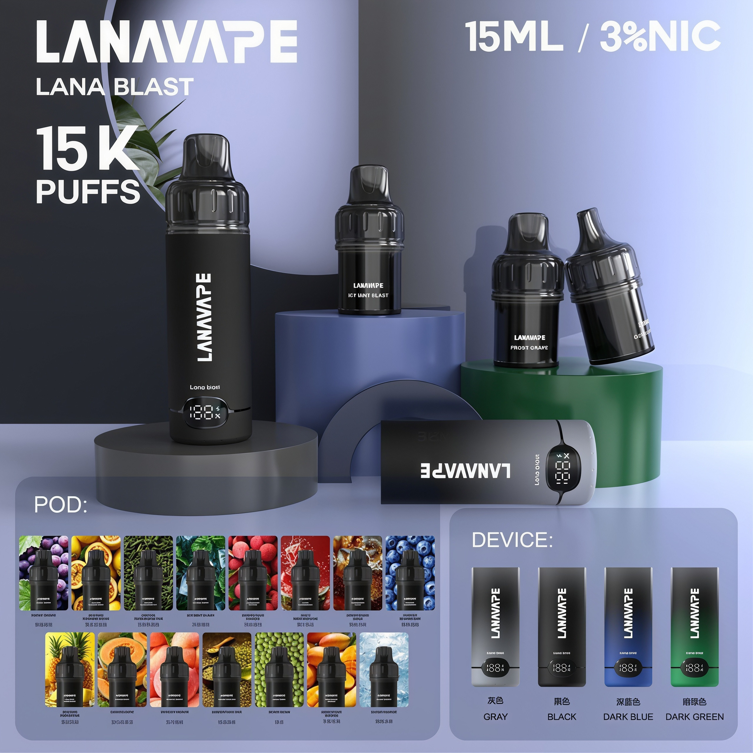 <p><strong>LANA特規煙蛋 15000口| 滿3顆送主機</strong></p>