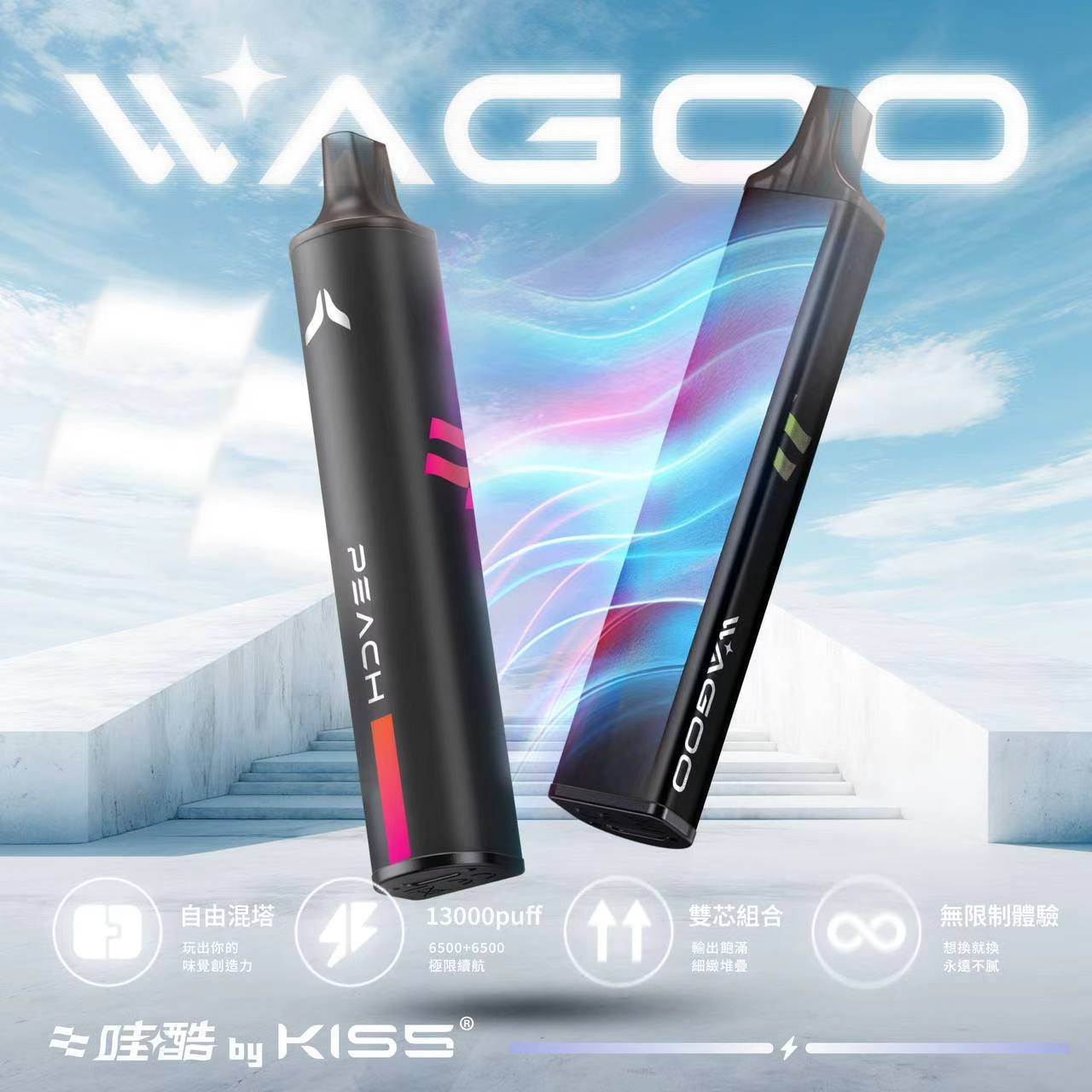 <p><strong>WAGOO哇酷6500口<br />
可磁吸搭配KISS6500口</strong></p>

<p><strong>拋棄式/一次性</strong></p>